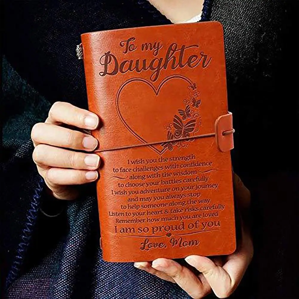 

Journal Notebook Smooth Writing Premium Thickened Page Faux Leather Handmade Recipe Book Monthly Planner Writing Pads for Office