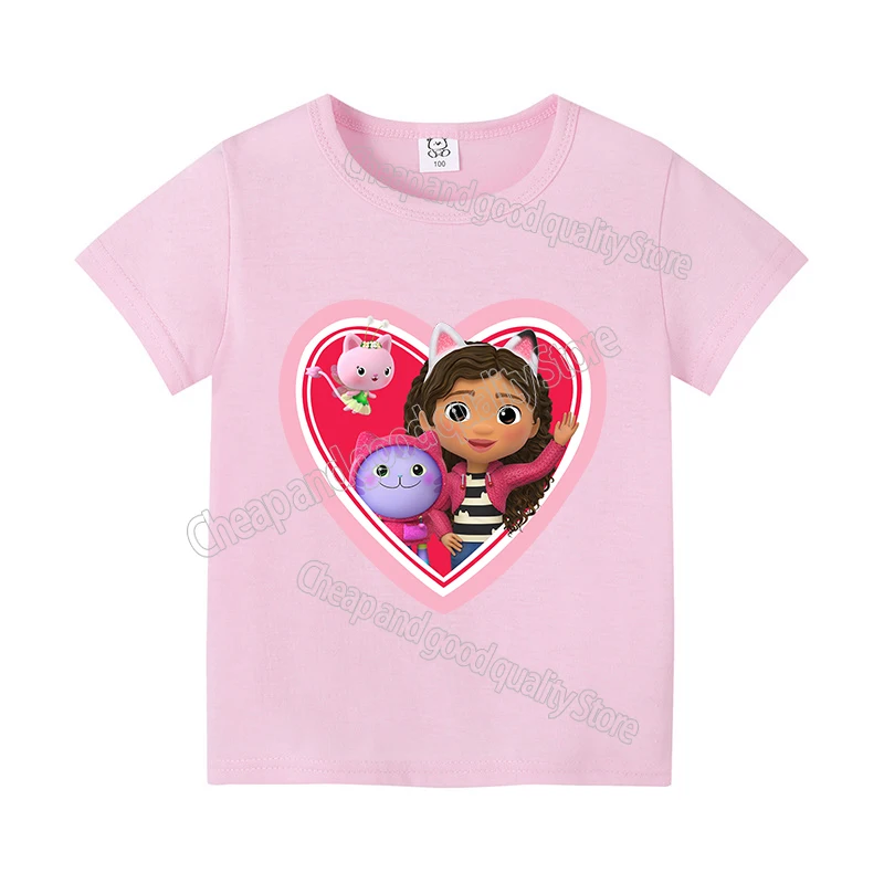thumbnail image 1 of Gabbys-ropa de casa de muñecas para niño y niña, camiseta de combinación de bebé, camisetas Kawaii, ropa informal para niño, Top Harajuku, regalo, 1 of 5