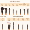 OVW Makeup Brushes Set  Natural-Synthetic Foundation Blender  Highlighter Makeup Brush Kits 4
