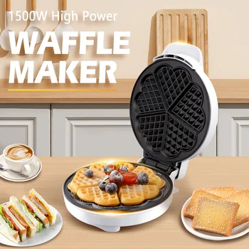 Breakfast Waffle Molds Egg Cake Oven Mini Electric Waffles Maker Bubble Egg Cake Oven Pan Eggette Machine Breakfast Machine 1