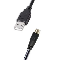 Universal USB A/C to 7 - Pin Mini Din Audio Interface Cable - 1m (USB to Mini - Din 7)