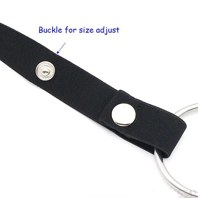 Elastic Auxiliary Belt For Chastity Cage Male Bondage Penis Ring Fixed Belt Adjustable Rope Cock Cage Stereotype Sex Toy For Man