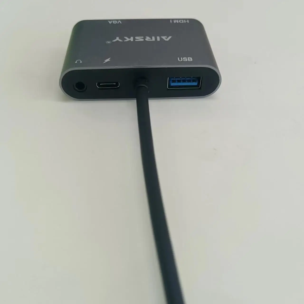 AIRSKY Docking Station USB C to VGA AUX HDMI Adapter Hub for Nintendo Switch Sony PlayStation Microsoft Xbox Huawei Xiaomi