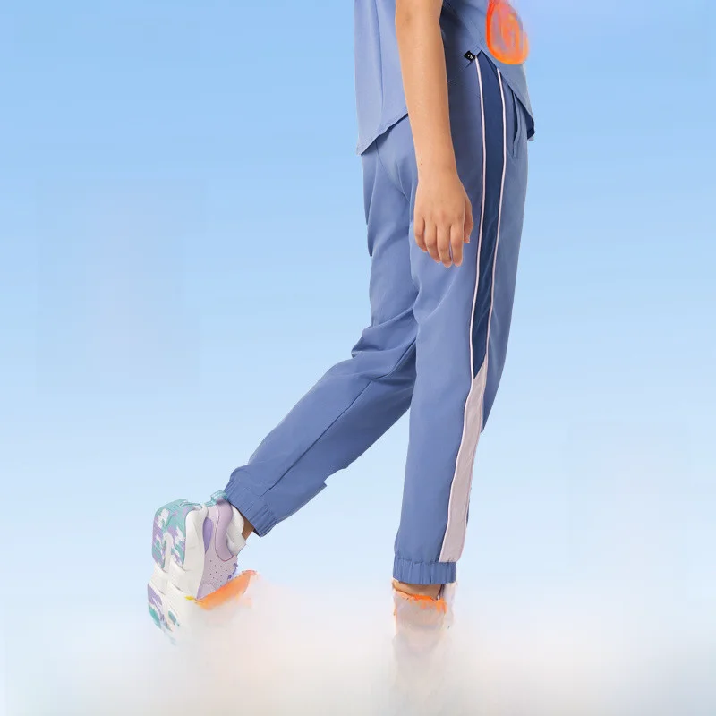 Decathlon 여성용 키즈 빠른 드라이 통기성 긴 바지 러닝 루즈 피트 아이스..