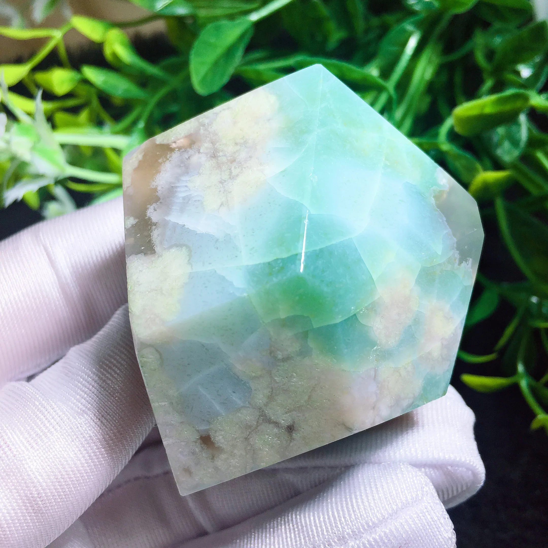 Green Flower Agate Freedom 2404