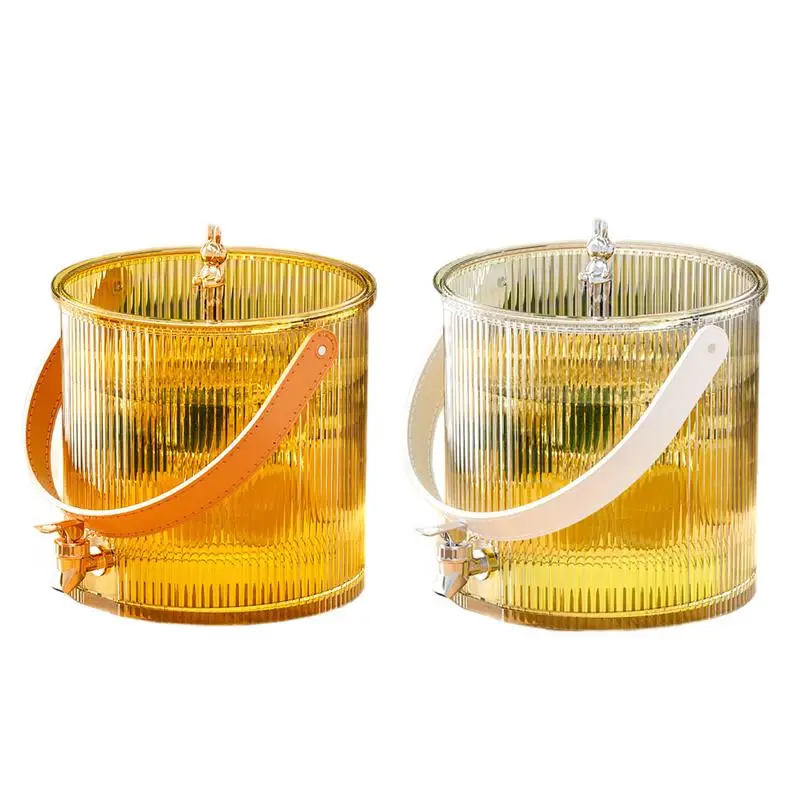 

Refrigerator Beverage Dispenser With Faucet 3.5L Water Dispenser Drinks Container Large Capacity Water Pitchers Drinks Container