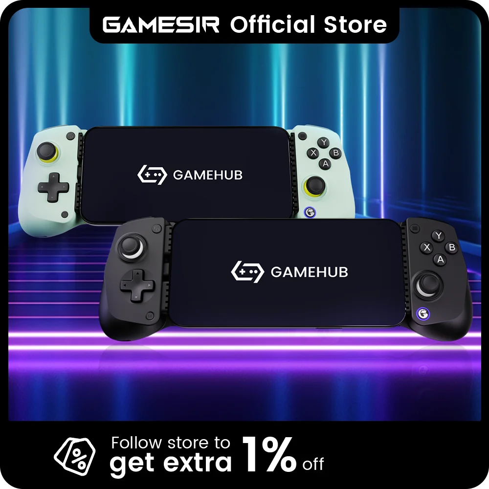 GameSir X5 Lite Mobiler Gaming-Controller für Android iPhone 16/15 - Leichtes Design, Hall-Effekt, Anti-Drift, App-Anpassung