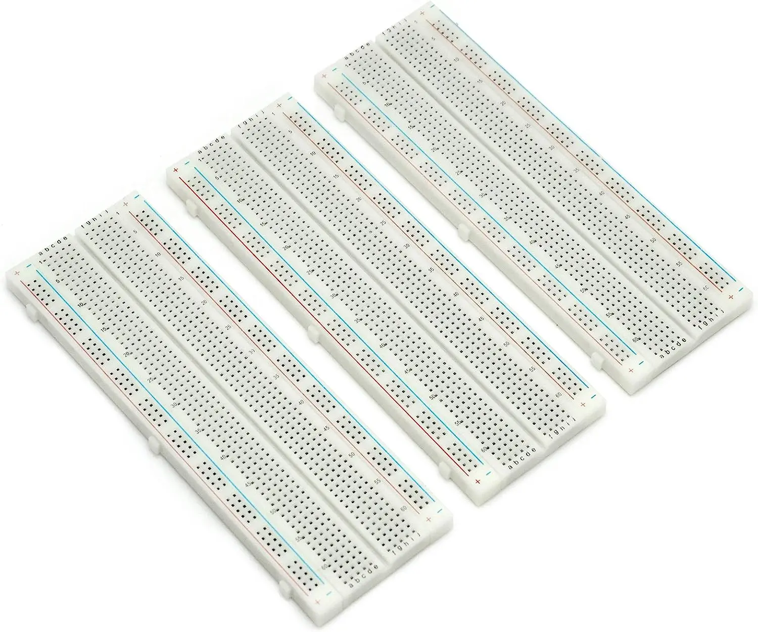 

Keszoox MB-102 Solderless Prototype PCB Breadboard 830 Tie Point DIY Kit for Arduino (Pack of 3pcs) EK1932