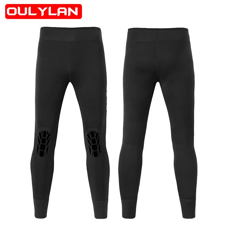Oulylan3mmNeopreneDivingPantsMenWomenwithKneePadsWetsuit