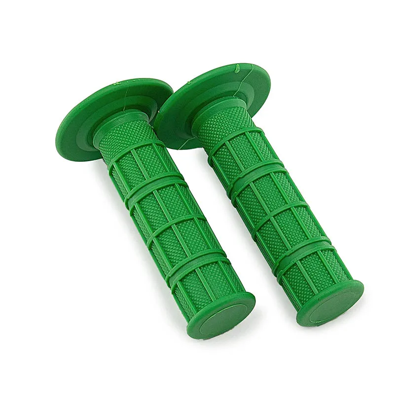 범용 오토바이 Poignee Moto HOTl 부드러운 고무 22mm 7/8 "혼다 가와사키 야마하 스즈키 BMW MX Pit Dirt Bik 용 핸드 그립