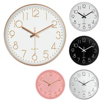 Modern Wall Clock 10 Inch Silent Non-Ticking Decorative Battery Operated Quartz Clock For Living Room Home Office 1