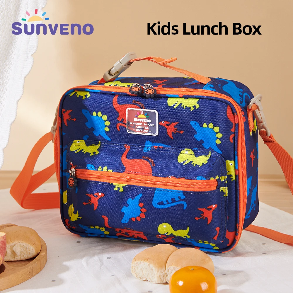 Sunveno Kids Lunch Box Insulated Soft Bag Mini Cooler Back to School Thermal Meal Tote for Girls Boys 3 in 1 desktop cpu cooler holder base for lga 775 115x 1366 socket fan bracket heatsink mini thermal paste as gift free shipping