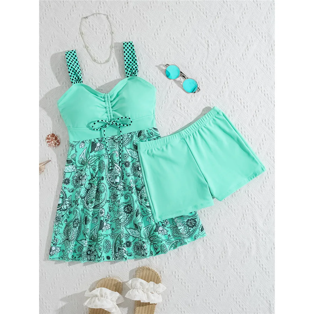 S - XXL Printed Padded Female Swimsuit High Waist Bikini Women Swimwear Two-pieces Bikini set Bather Bathing Suit Swim K6571