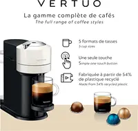 Vertuo Next Coffee and Espresso Machine by De'Longhi, White (ENV120WCA) 2