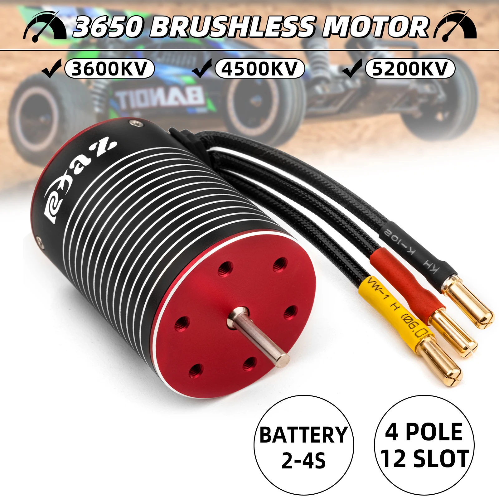 Micro moteur brushless ESC 60A/120A pour RC voiture bateau avec ventilateur de refroidissement intégré