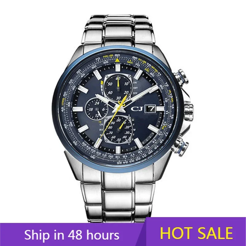

Original Watche Luxury Trend Quartz Calendar Waterproof Multi Function Fancy Round Watch Stainless Automatic Watch 2024 New