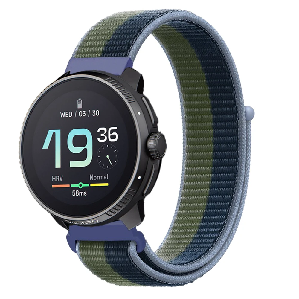Premium 22mm Nylon Loop Watch Strap – Durable Replacement Wristband in Classic Design