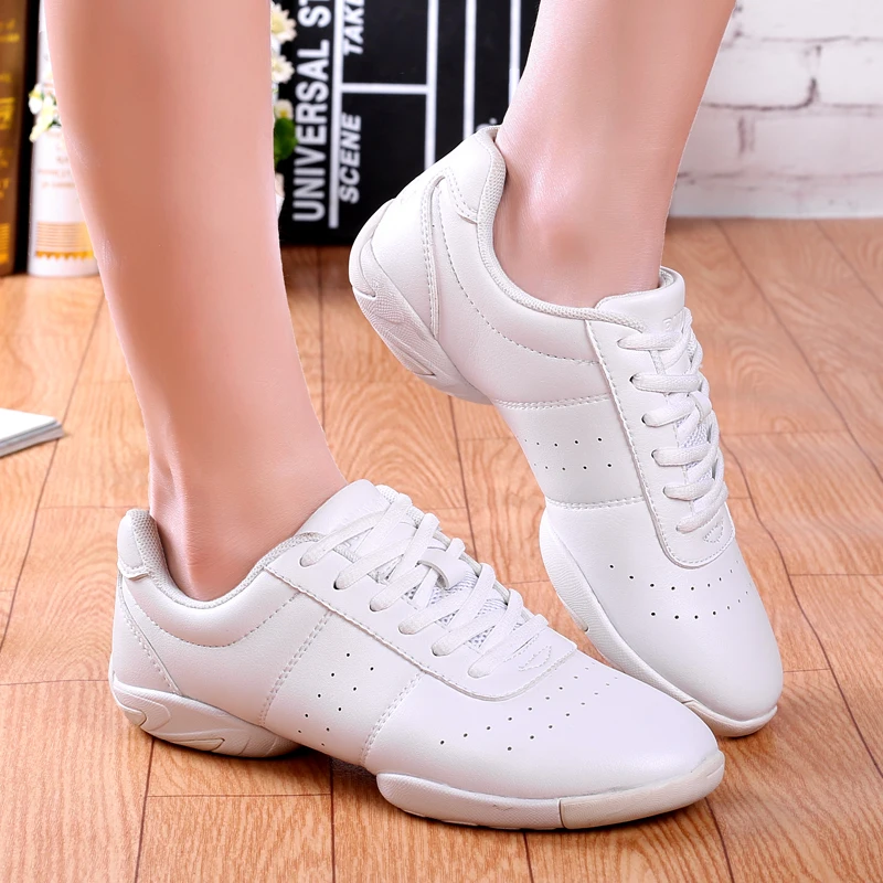 Kids Sneakers Children Competitive Aerobics Shoes Soft Bottom Fitness Sports Jazz Modern Square Dance