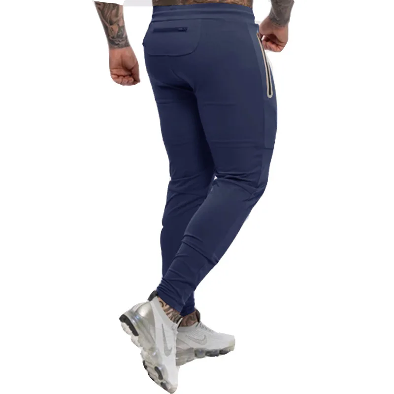 Men Autumn Winter Sweatpant Jogger Casual Sweat Pants Zipper Packets 3XL sport jogging trousers fleece sweatpants