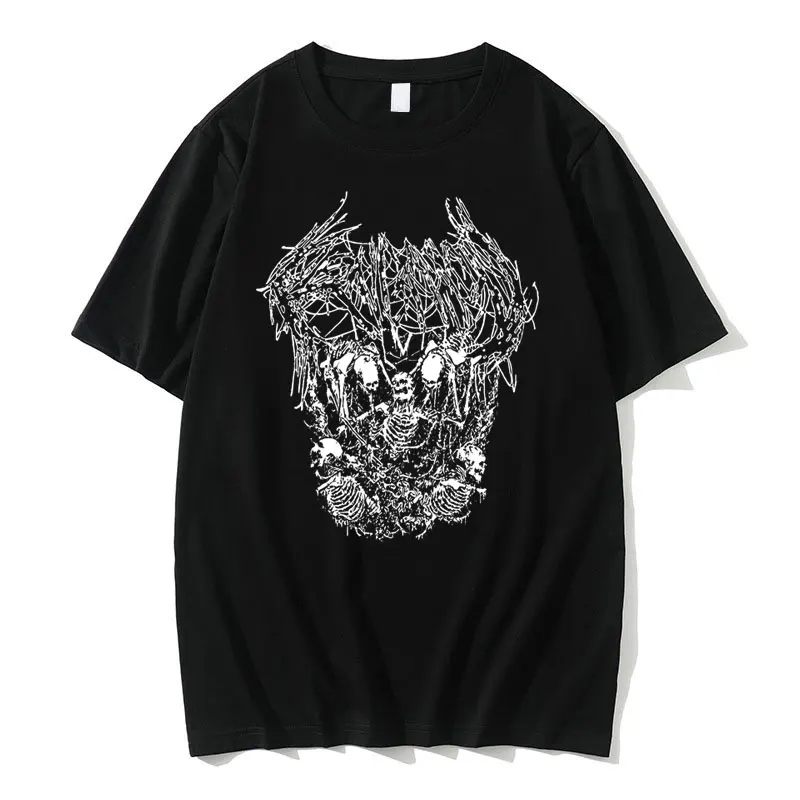 

Rapper Playboi Carti Ken Carson AGC Album Merch Tour Tshirt Ken Carson Opium Merch Tour T Shirt Men Hip Hop Skull Oversized Tees