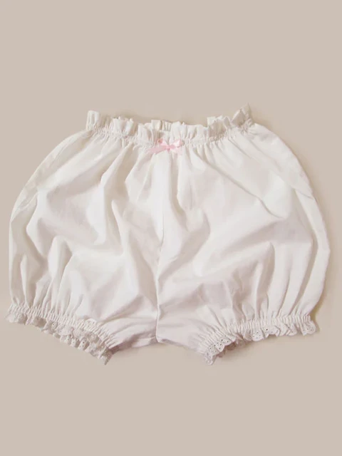 Classic Lolita Bloomers Lace Pleated White Lolita Shorts For Girl -  AliExpress