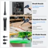 Electric Compressed Air Duster 500W Powerful Air Blower Cleaner Portable Duster Blower for PC Screen Computer Keyboard Cleaning 6