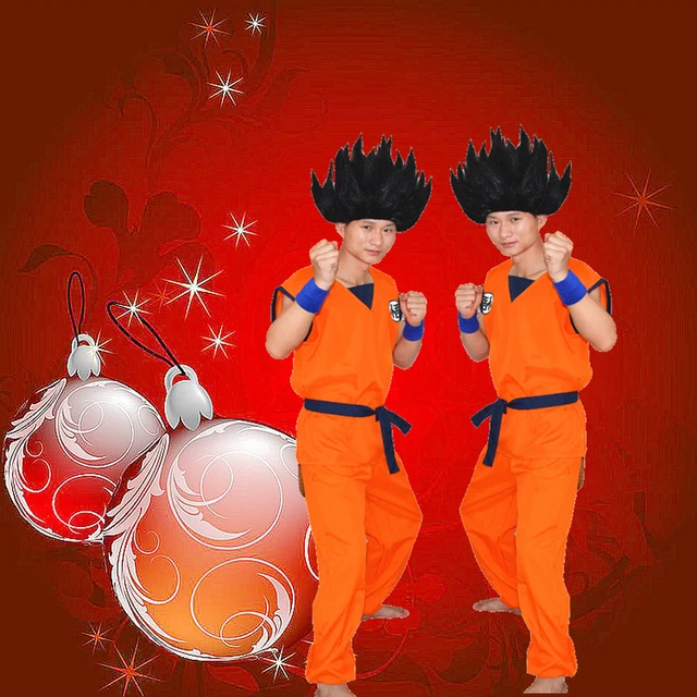 Costumes de cosplay Dragon Ball Son Goku pour enfants, vêtements imbibés,  haut, pantalon, ceinture, queue, manchette, ultraviolet, adulte, enfants,  Halloween, nouveau - AliExpress