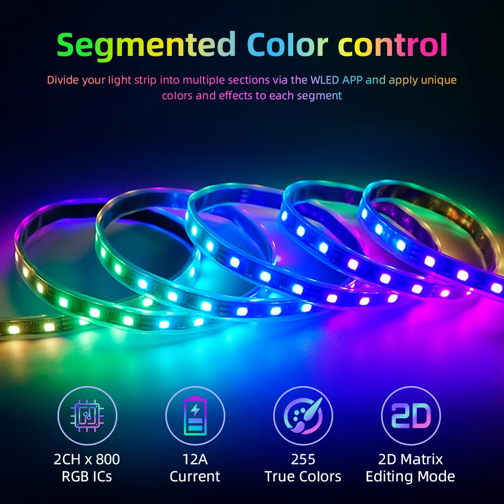 รูปสินค้า คอนโทรลเลอร์ LED ควบคุมผ่านเสียงและ MQTT