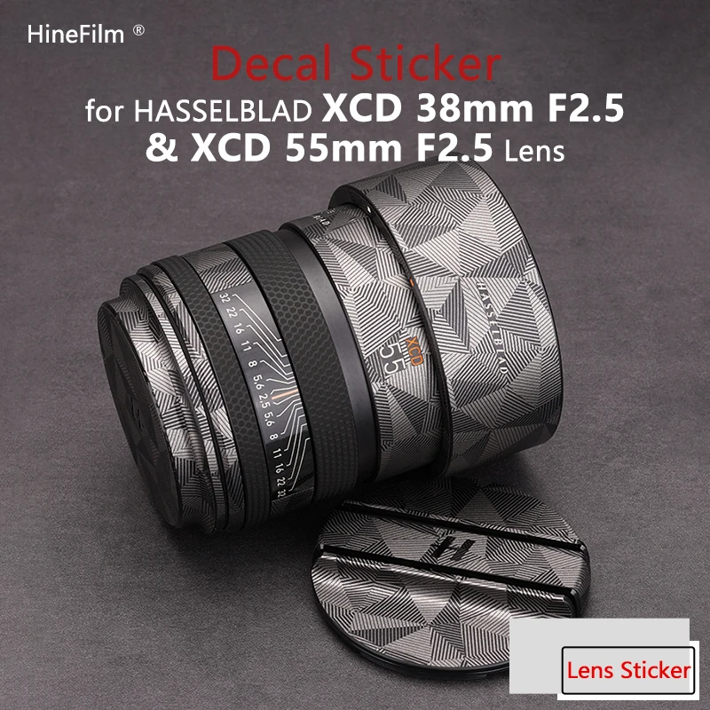 

XCD38 XCD55 Lens Decal Skins for HASSELBLAD XCD 2.5/55V XCD 2.5/38V Lens Stickers Protector Cover Film 3M Vinyl Film
