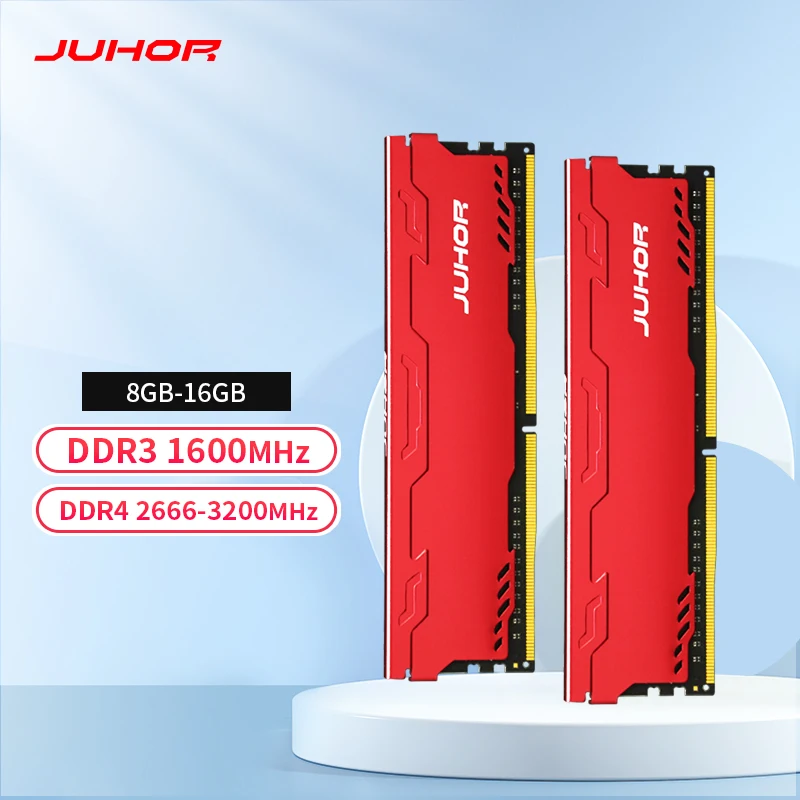 Оперативная память JUHOR DDR4 16G 8GB 2666MHz 3200MHz DDR3 8GB 1600MHz Настольная компьютерная игровая оперативная память