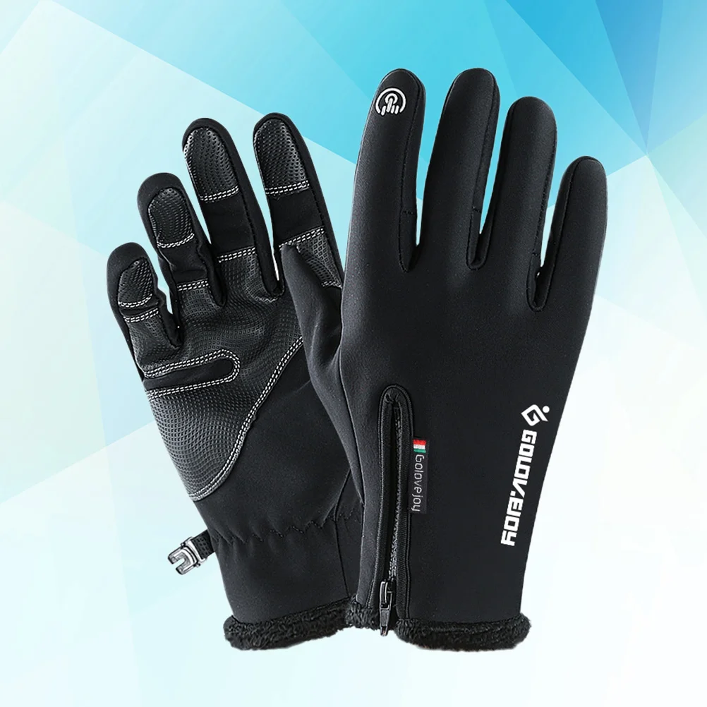 

Велосипедные перчатки для сенсорного экрана водонепроницаемые теплые перчатки для велоспорта бега альпинизма зимние спортивные мужские и женские размеры