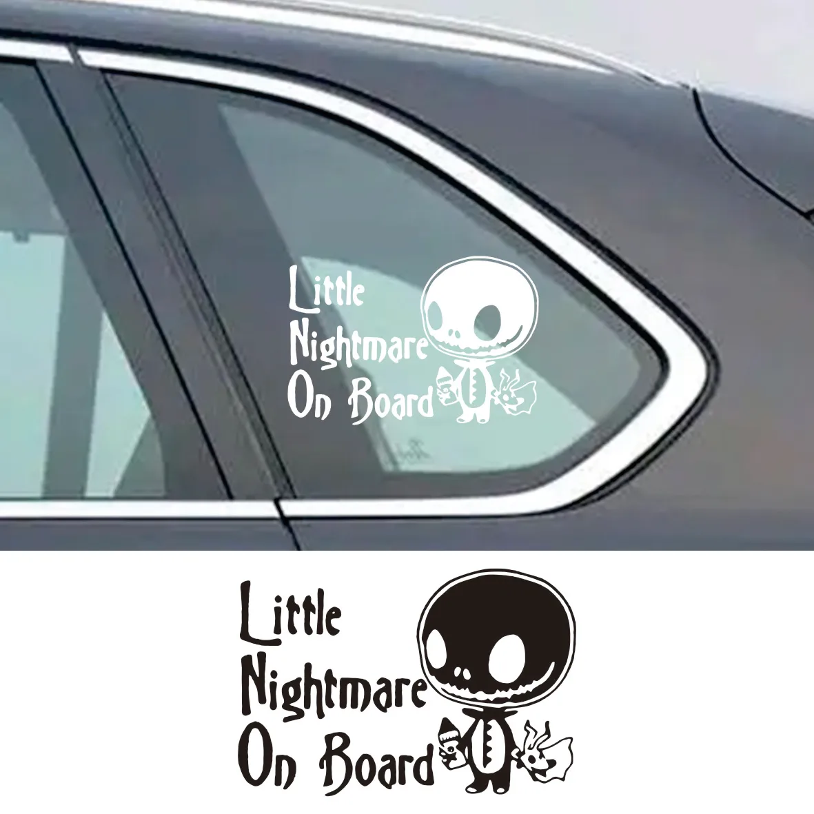 

Little Nightmare On Board Stickers For Car Supplies Car Exterior Accessories Stickers Vinyl Waterproof Baby On Board Car Decals