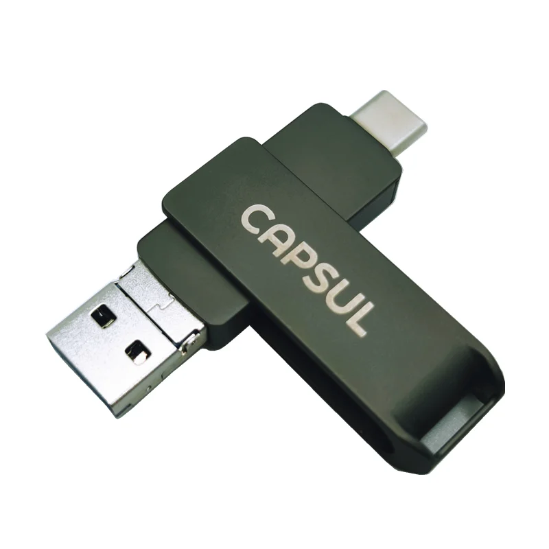 2022 Metal 360 Degree Rotating Flash Drive Custom Logo Highspeed Usb3