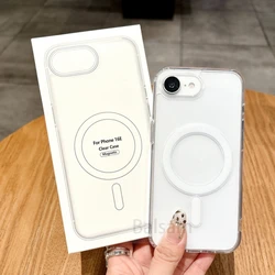 Ultra - Thin HD Clear Magnetic Slim Case with Hard Plastic Cover - iPhone 12 Mini (With Packaging)