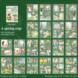 Four Seasons Scenery Decorative Stickers for Scrapbooking and Crafts (20 Sheets) (2)