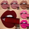 QIBEST Brand 34 Colors Waterproof Matte Nude Lipstick Lipkit Pigment Dark Red Black Long Lasting Lip Gloss Women Makeup Lipgloss 1