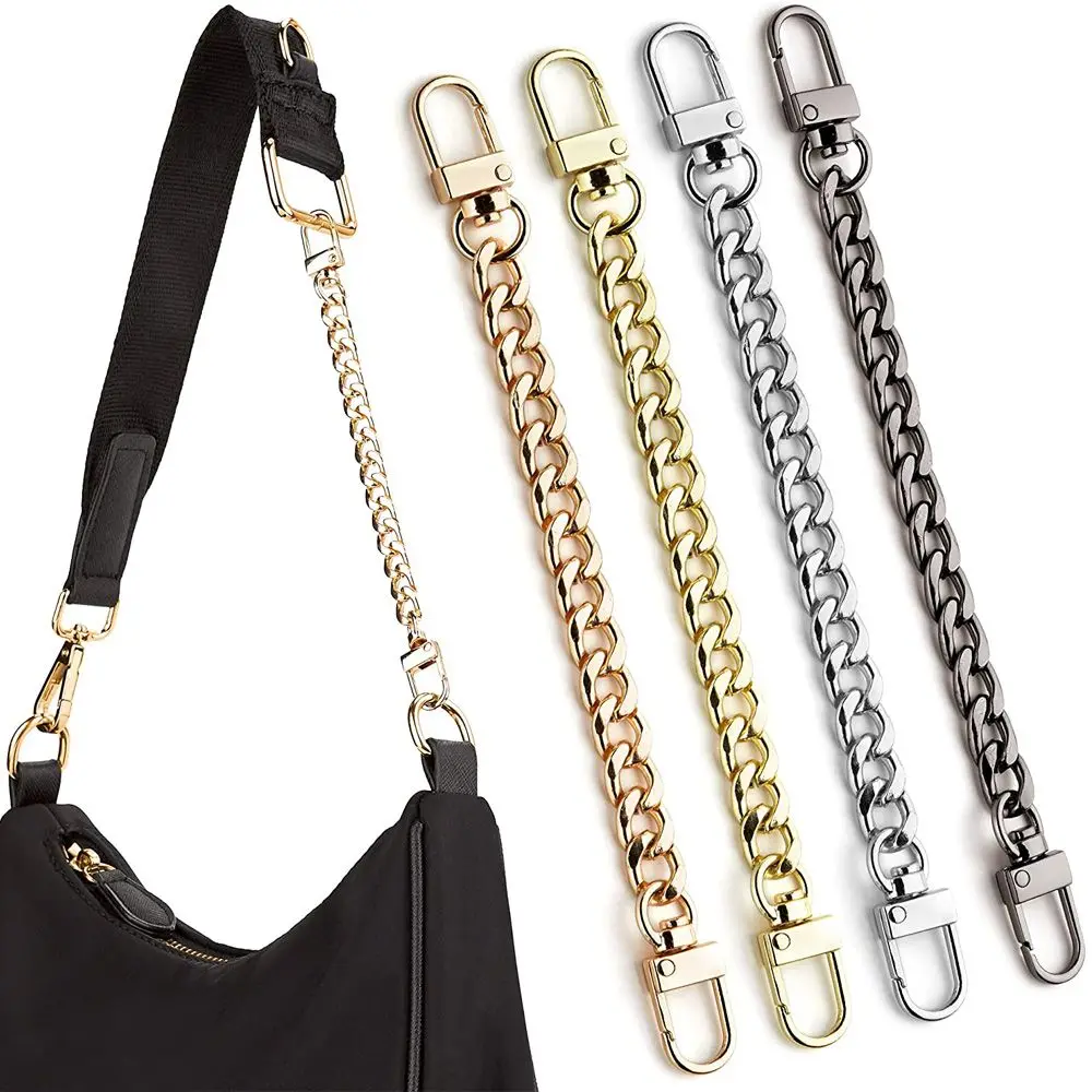 Fashion Aluminum DIY Women Replacement Purse Chain Shoulder Bag Straps Extender with Metal