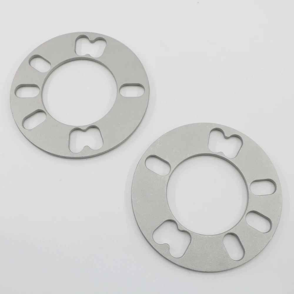 2pcs 3/5mm Universal Wheel Spacer Adapter PCD 4/5 Lugs From 98mm To 120mm ID 77mm OD 143mm