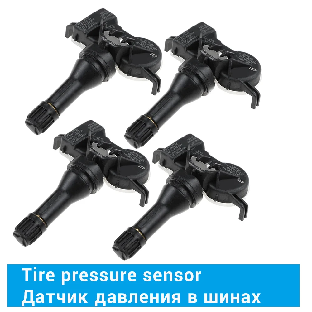 4PCS TPMS Tire Pressure Sensor 407004CB0B Nissan Qashqai J10 J11 X-Trail NV200 Leaf Juke Note Lada Vesta Granta