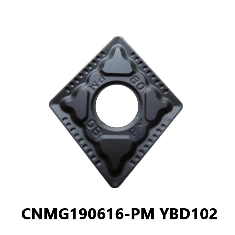 

CNMG CNMG19 CNMG190616-PM YBD102 CVD Coating Carbide Inserts for Cast Iron Machining CNC Lathe Turning Cutting Tool CNMG190616