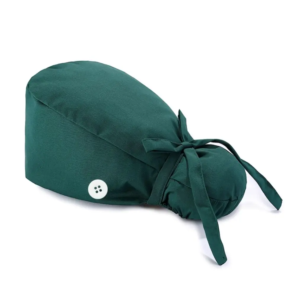 TPZORJX 2pcs Calot Chirurgical En Tissu, Casquettes De Travail Réglable Bandana Avec Bouton Chapeau De Peintre Coton Imprimé Unisexe Casquette Cache Poussière Pour Infirmiers, Médecins, Dentistes