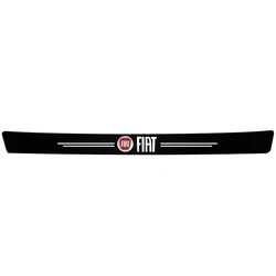 Carbon Fiber Leather Car Door Sill Protector Strip, 1/4/5 Pieces Set (1Pcs Trunk)