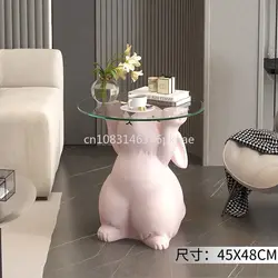 Large Rabbit Floor-standing Ornament Tray Home Accessories Living Room Coffee Table TV Cabinet Move-in New Home Furniture