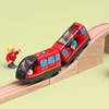 Battery Operated Locomotive Pay Train Set Fit for Wooden Railway Track Powerful Engine Bullet Electric Train for Boys Girls Gift 5