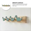 Dinosaur Wall Hooks Cartoon Hanging Rack Coat Hooks Bath Towel Storage Hook Wooden Mount Bedroom Decor Key Hooks Clothes Hat 4