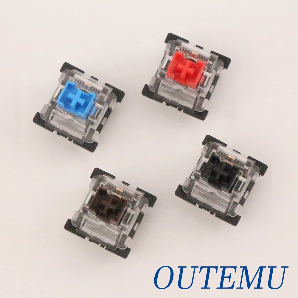 Outemu Switch Mechanical Keyboard Switches 3pin Clicky Linear Tactile