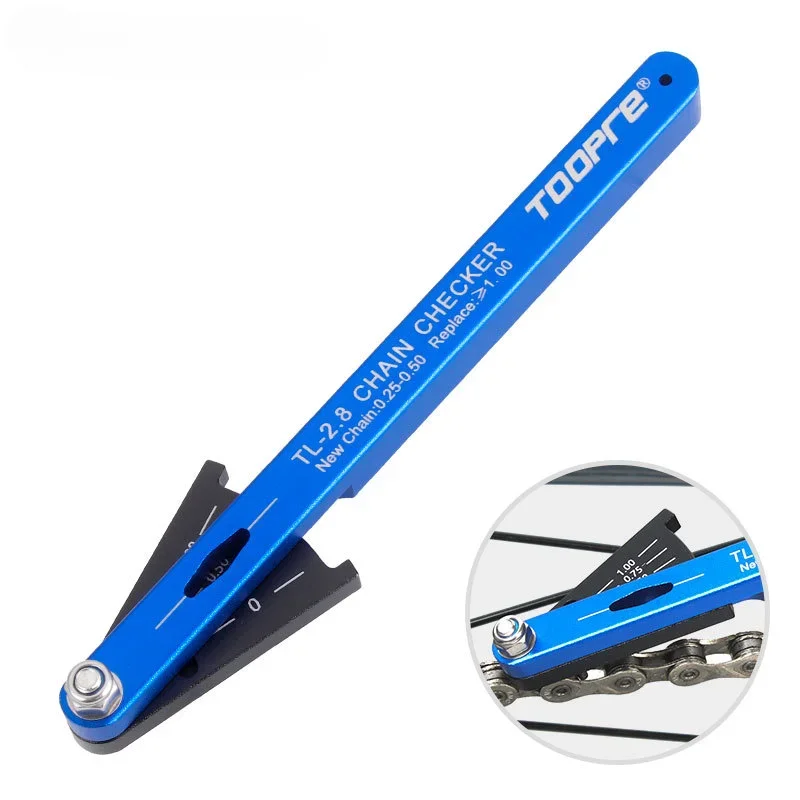 

MTB Bicycle Chain Wear Indicator Tool Cycling Accessory Links Checker Aluminum Alloy Road Bike Repair Accurate Tools Multi Tool