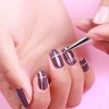 1PCS Nails Brushes Double Head Crystal Handle Design Liner Drawing Manicure Brush Acrylic Painting Pen Gel Nail Polish Equipment 4