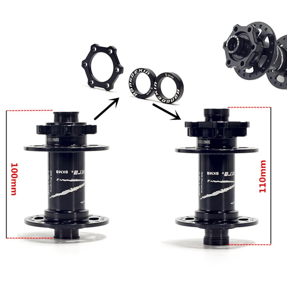 Description Picture 5 of itemBicycle Boost Hub Adapter Set 15x100mm To 110mm 12x142mm To 148mm Conversion Kit Aluminum MTB Bike Thru Axle Hub Refit Gasket