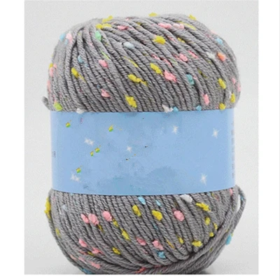 50g/1PC 35 colored milk cotton handmade yarn knit baby woolen cloth diapers braided children's blanket line crochet yarn 6